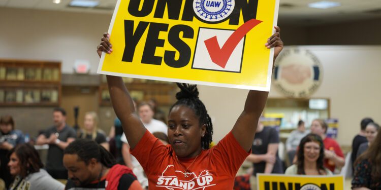 EV plants emerge as flashpoint in fight between unions, Southern GOP