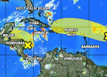 2 areas, but chances for development dropping