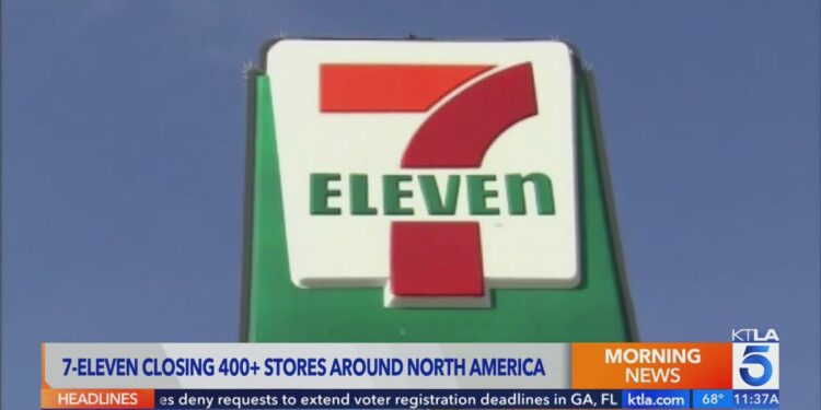 7-Eleven to close over 400 locations in North America