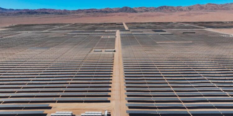 Solar-plus-storage project in Antofagasta, Chile
