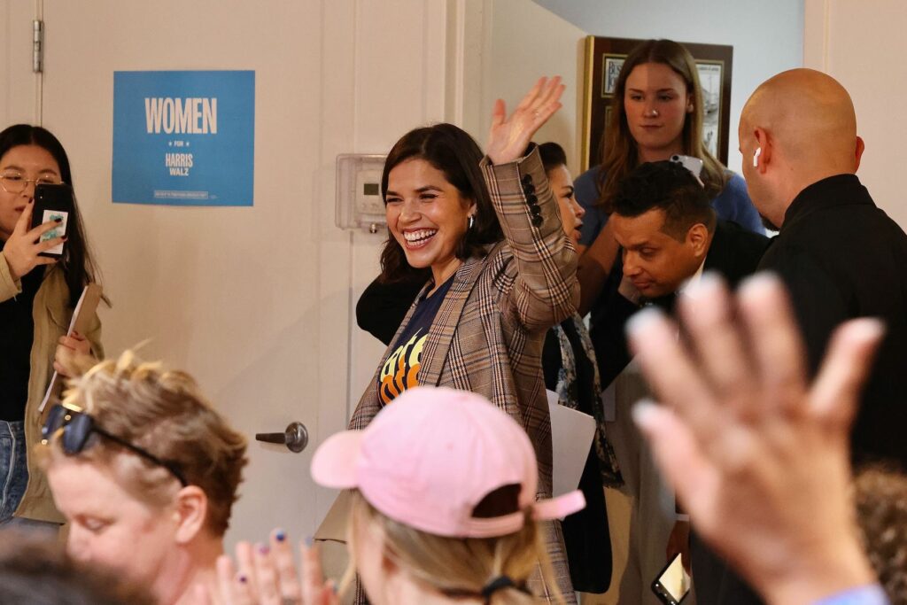 America Ferrera rallied Philly Latino voters for Harris