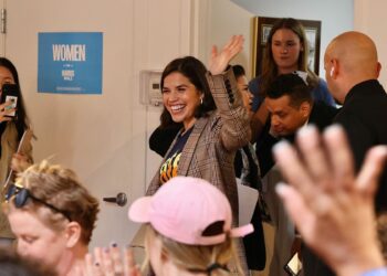 America Ferrera rallied Philly Latino voters for Harris