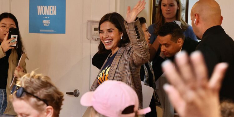 America Ferrera rallied Philly Latino voters for Harris