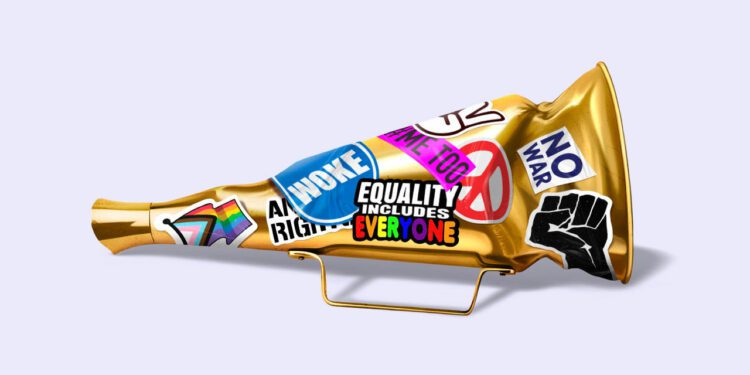 America is becoming less “woke”