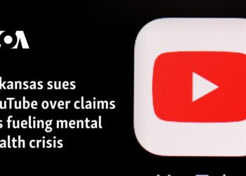Arkansas sues YouTube over claims it's fueling mental health crisis