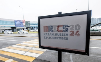 Foto al ingreso de la Cumbre de los Brics entre el 22 y 24 de octubre de 2024. REUTERS/Maxim Shemetov/File Photo