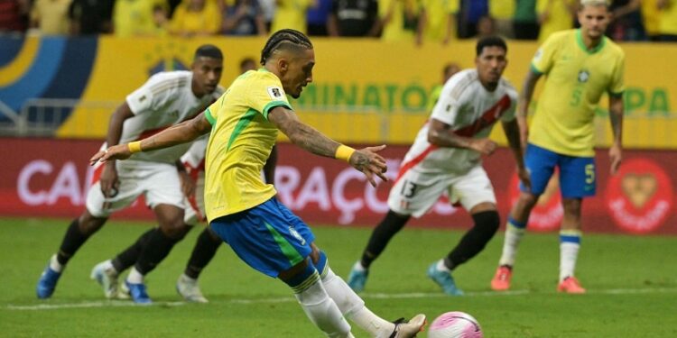 Brazil not the finished article despite Peru pummelling, says coach Dorival