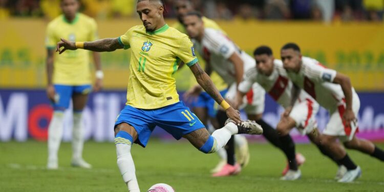 Brazil vs Peru Highlights, BRA 4-0 PER, FIFA World Cup 2026 qualifiers: Henrique, Pereira join Raphinha on scoresheet