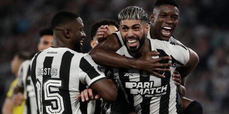 Brazil's Botafogo nears 1st Copa Libertadores final after 5-0 rout of Uruguay's Penarol