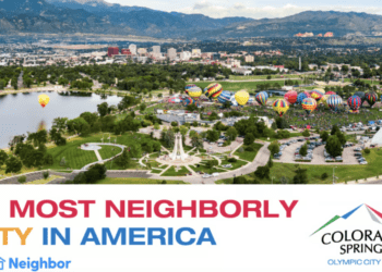 Colorado Springs tops the list of Most Neighborly Cities in America, according to Neighbor.com