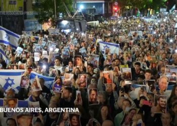 Demonstrations and vigils held in Latin America a year after October 7 attacks