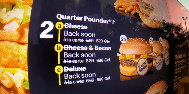 E Coli outbreak leaves one dead, over two dozen in Colorado sick from McDonalds quarterpounders