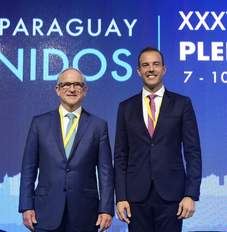 Roberto Zamora y Santiago Llano, presidentes de CEAL Internacional y CEAL- Paraguay, respectivamente.