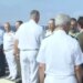 Felipe VI visita en Barcelona el buque anfibio portaeronaves LHD, 'Juan Carlos I'
