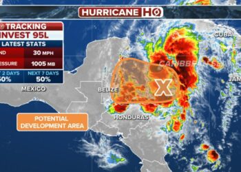 Forecasters track potential tropical storm brewing in the Caribbean
