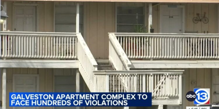 Galveston plans to hit Antigua Apartments with hundreds of violations