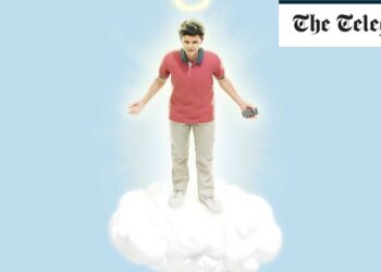 I came face-to-face with the Nike-wearing saint