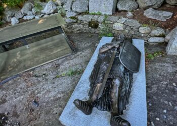 In Westford, Mass., wild and controversial theories surround a stone carving's origins