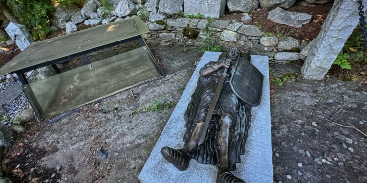 In Westford, Mass., wild and controversial theories surround a stone carving's origins