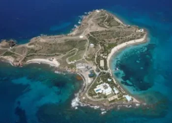 Reuters Epstein's Little St James home