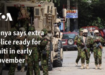 Kenya says extra police ready for Haiti in early November