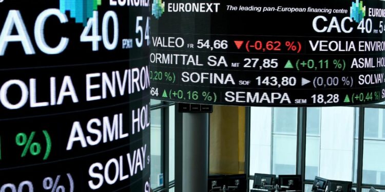 La Bourse de Paris portée par les banques américaines
