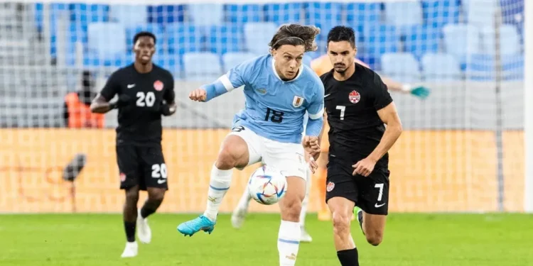 La selección de Uruguay de Marcelo Bielsa no se olvida de Agustín Canobbio y lo saludó en un día muy especial; mirá el mensaje