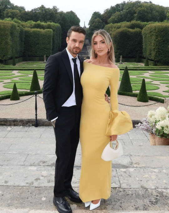 Liam Payne with girlfriend Kate Cassidy at a wedding