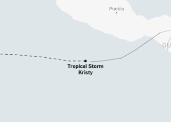 Map: Tracking Tropical Storm Kristy