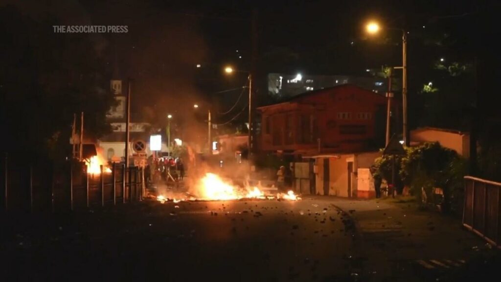 Martinique's airport shuts down as violent protesters overrun tarmac and try to break in