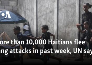 More than 10,000 Haitians flee gang attacks in past week, UN says