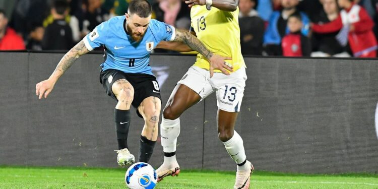 Nahitan Nández rescató sensaciones y para Giorgian De Arrascaeta faltó suerte en el empate de Uruguay con Ecuador