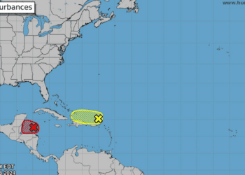 Potential for Tropical Storm Nadine increases near Mexico