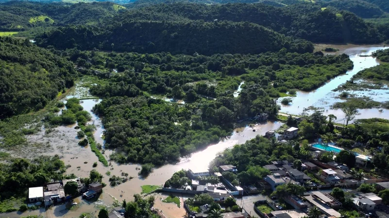 Brazil storm floods