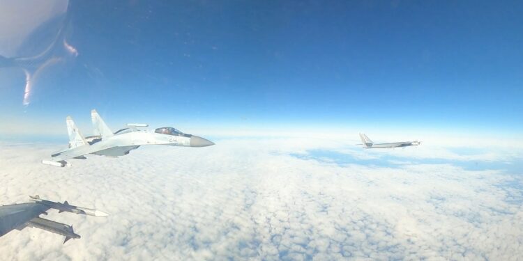 Russian jet comes within 50 feet of US fighter off coast of Alaska