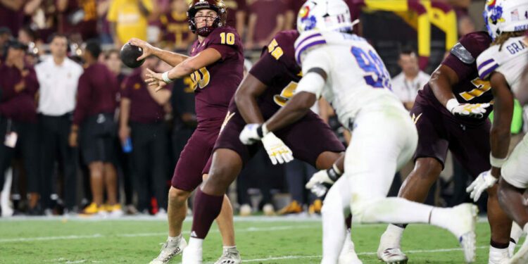 Arizona State QB Sam Leavitt...
