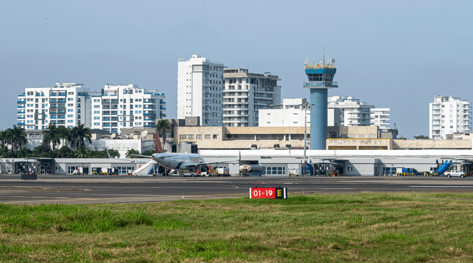 Courage was nicked at the Rafael Nunez International Airport in Colombia