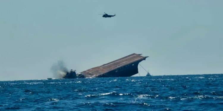 'She Won't Sink': The U.S. Navy Failed for 4 Weeks to Sink Their Own Aircraft Carrier