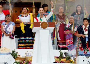 Sheinbaum sworn in as Mexico’s first female president, vows ‘it is time for women’