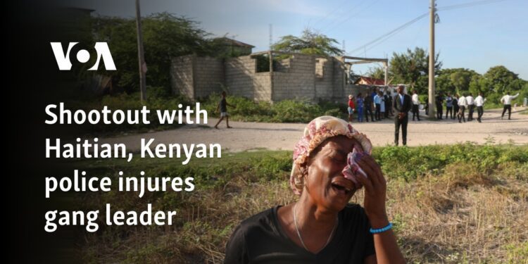 Shootout with Haitian, Kenyan police injures gang leader