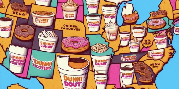 The Seven U.S. States Without a Single Dunkin' Location Despite Rapid Expansion
