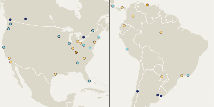 The best, and worst, places to live in the Americas