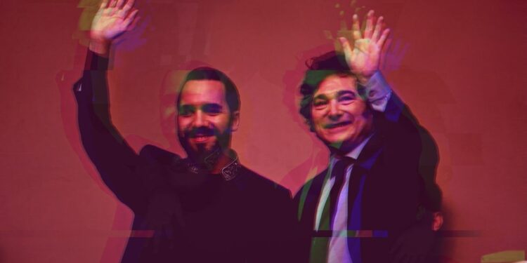 Nayib Bukele and Javier Milei.