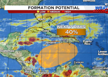 Threat of tropical formation lingers in the Caribbean