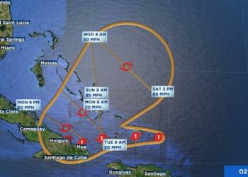 Tracking Hurricane Oscar, Tropical Storm Nadine
