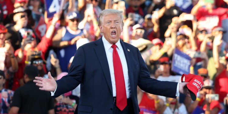 Trump pushes further into blue America, vows to restore California's 'paradise lost'