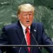 President Donald Trump addresses the 74th session of the United Nations General Assembly in September 2019. The early image of Trump as a madman who had to be treated carefully by adversaries lest he explode has long since lost traction abroad, writes Trudy Rubin.