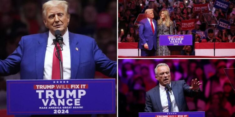 Trump's new coalition of MAGA 'Avenger' allies gather to back their 'Captain America' at MSG