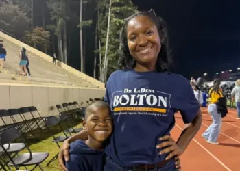 LaDena Bolton with her son Mason