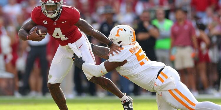 USA TODAY Sports projects when Alabama could suffer its first loss of 2024